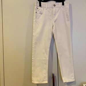White summer jeans
